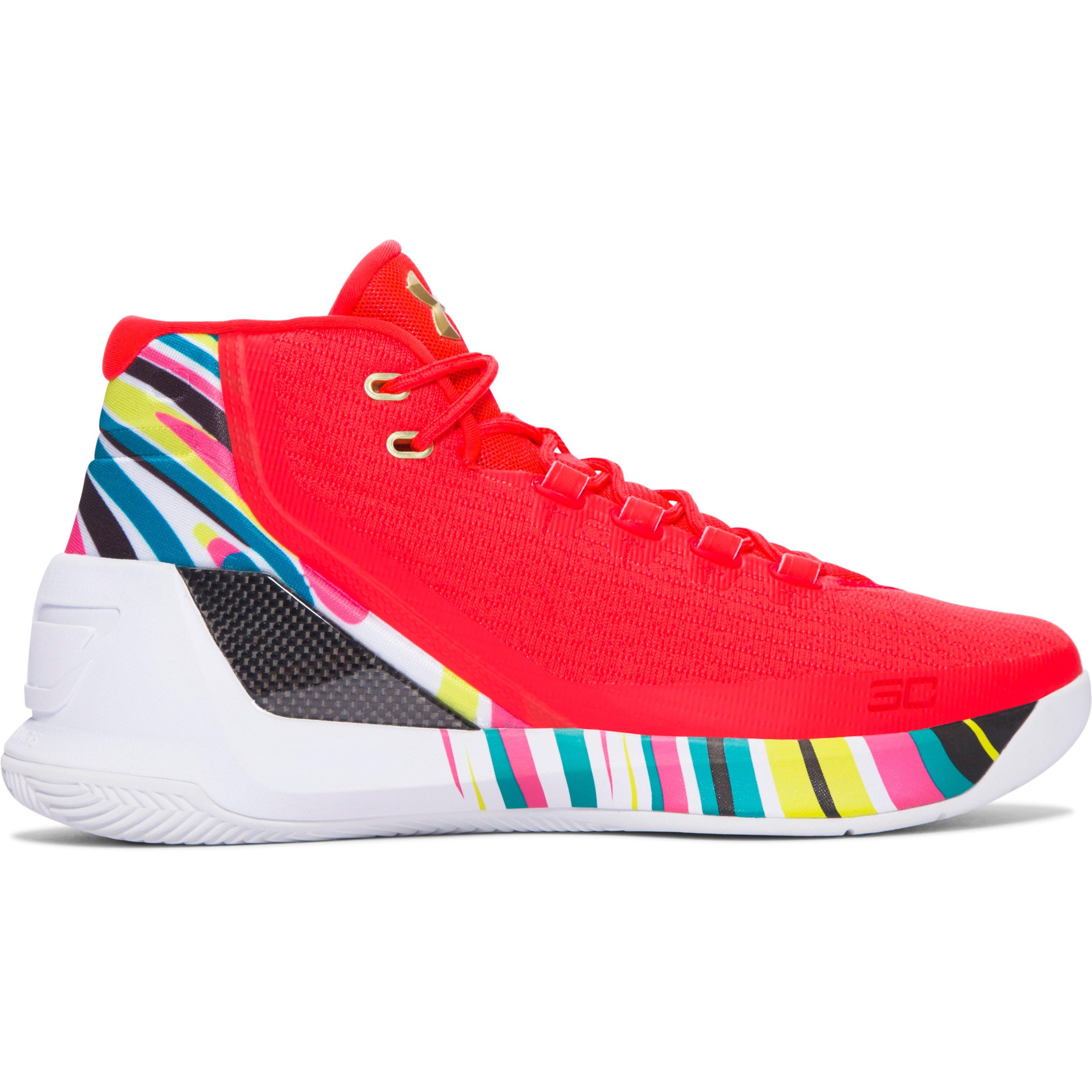 Under armour Men's Ua Curry 3 Basketball Shoes in Red for Men | Lyst